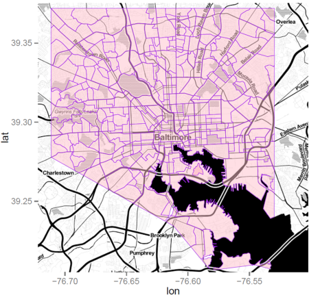 Shapefile Polygons Plotted on Google Maps Using ggmap in R